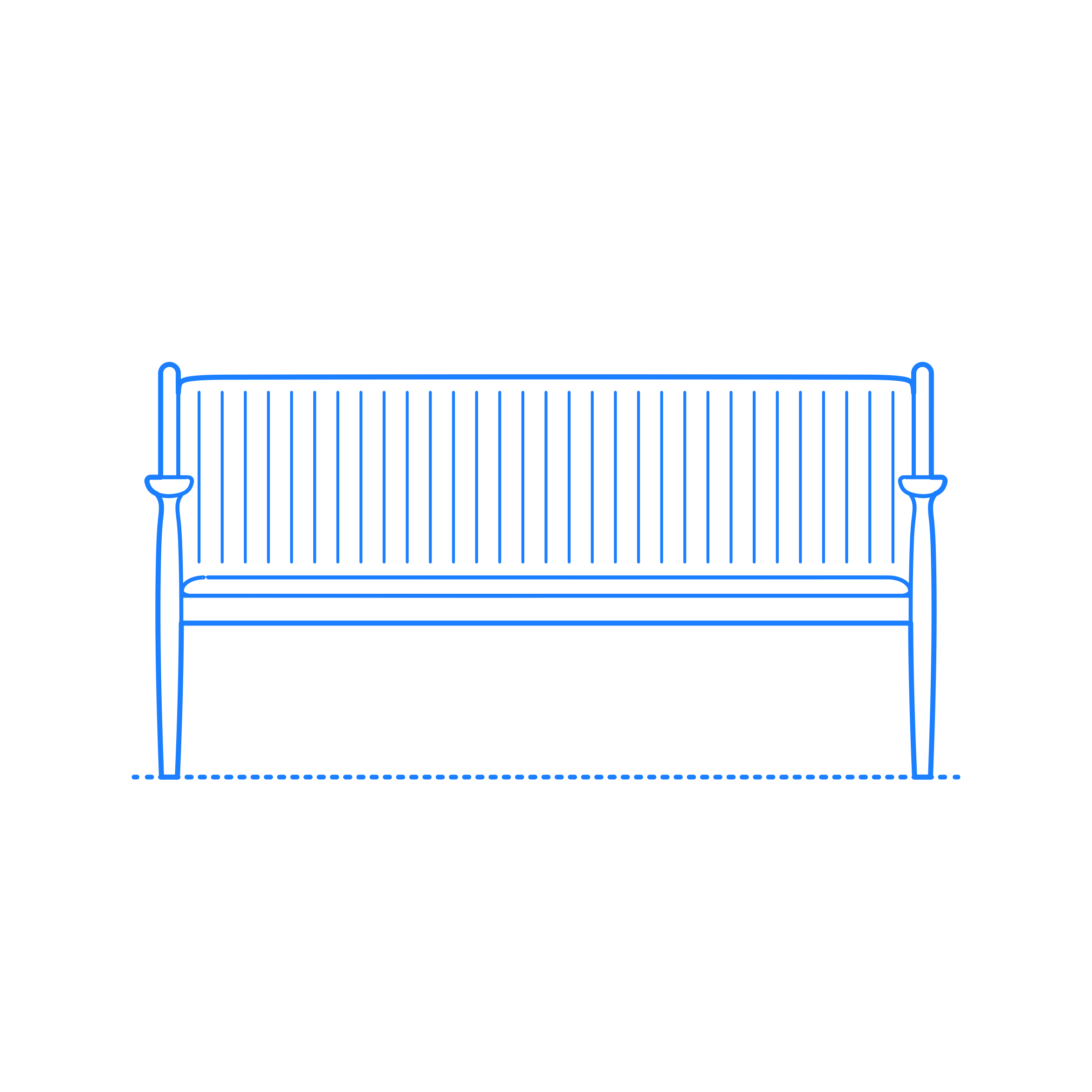 Furniture Benches Osaka Bench Outline Svg Vector Free Vectors